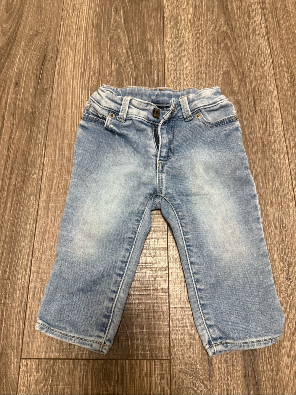 Baby Gap Girls Jeans Light Wash Skinny Size 12-18 Months